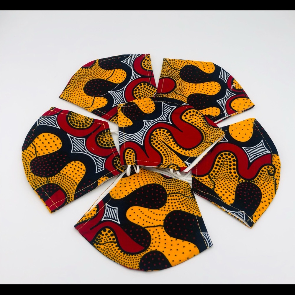 Ankara African Print Face Mask